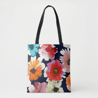 Tropischer Sommer | Farbenfrohe Blumenmuster Tasche