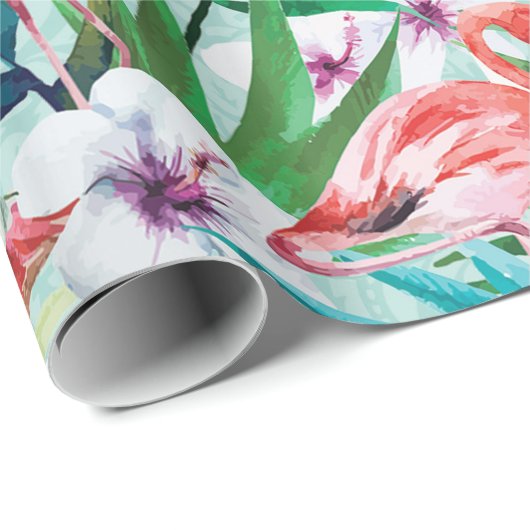 Tropischer Sommer Geschenkpapier (Rolleneckpunkt)