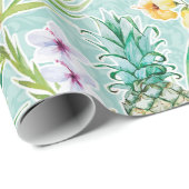 Tropischer Sommer Geschenkpapier (Rolleneckpunkt)