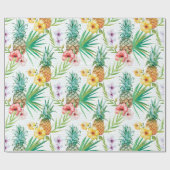 Tropischer Sommer Geschenkpapier (Flach)