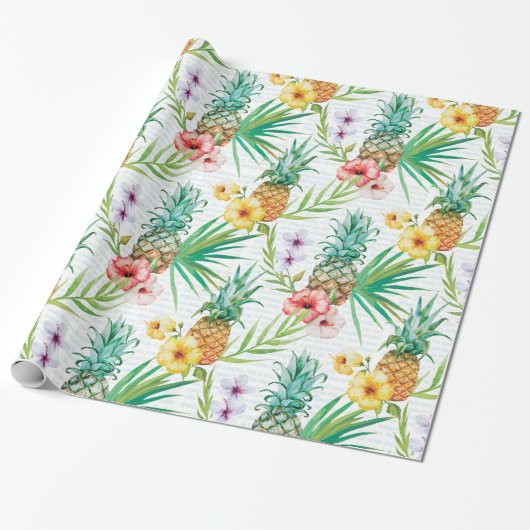 Tropischer Sommer Geschenkpapier (Ungerollt)