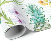 Tropischer Sommer Geschenkpapier (Rolleneckpunkt)