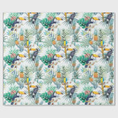 Tropischer Sommer Geschenkpapier (Flach)