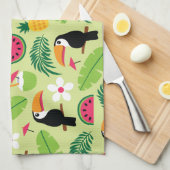 Tropischer Sommer Geschirrtuch (Viertel Falte)