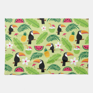 Tropischer Sommer Geschirrtuch