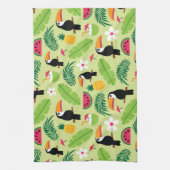 Tropischer Sommer Geschirrtuch (Vertikal)