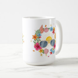 Tropischer Sommer Kaffeetasse | Süße Teetasse