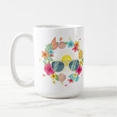 Tropischer Sommer Kaffeetasse | Süße Teetasse (Links)