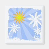 Tropischer Sommer Magnet (Vorne)