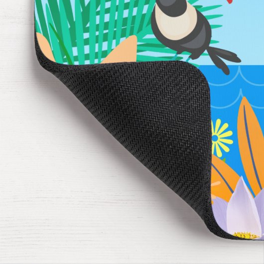Tropischer Sommer Mousepad (Ecke)