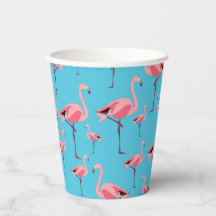 Tropischer Sommer Pink Flamingo Muster