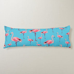 Tropischer Sommer Pink Flamingo Muster Seitenschläferkissen