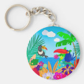 Tropischer Sommer Schlüsselanhänger (Vorne)