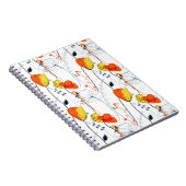 Tropischer Sommer | Schöne gelbe Blumen Design Notizblock (Rechte Seite)