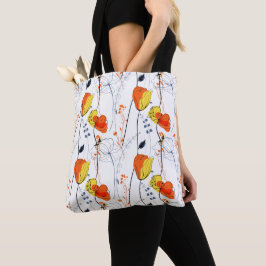 Tropischer Sommer | Schöne gelbe Blumen Design Tasche