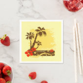 Tropischer Sommer Serviette (Beispiel)