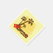 Tropischer Sommer Serviette (Ecke)