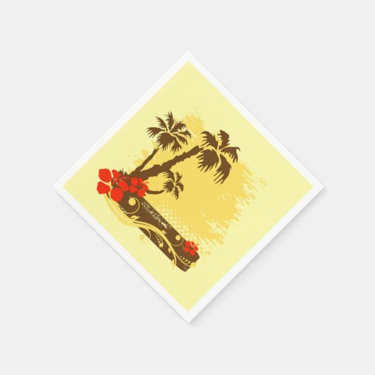 Tropischer Sommer Serviette (Ecke)