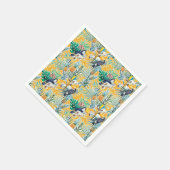 Tropischer Sommer Serviette (Ecke)