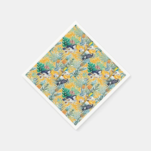 Tropischer Sommer Serviette (Ecke)