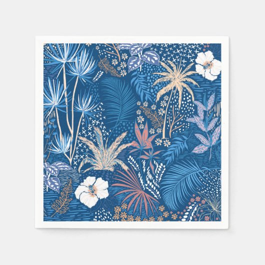 Tropischer Sommer Serviette (Vorderseite)