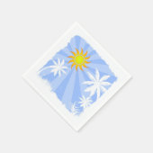 Tropischer Sommer Serviette (Ecke)