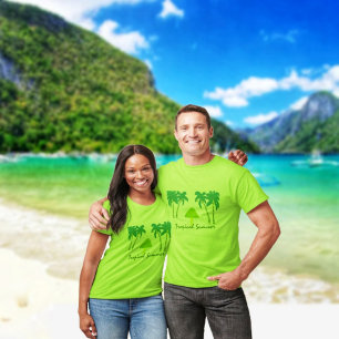 Tropischer Sommer T-Shirt