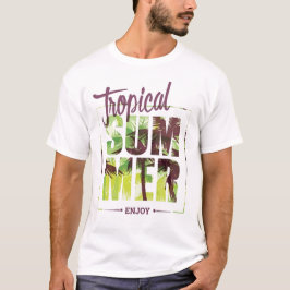 tropischer Sommer T-Shirt