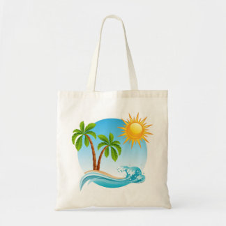 Tropischer Sommer Tragetasche