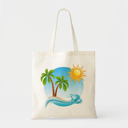 Tropischer Sommer Tragetasche (Vorne)