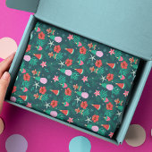 Tropischer Sommer Weihnachtsfeiertage im Sommer Seidenpapier