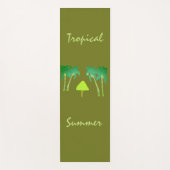 Tropischer Sommer Yogamatte (Vorderseite)