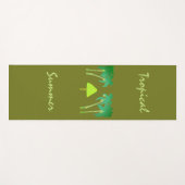 Tropischer Sommer Yogamatte (Vorderseite (Horizontal))