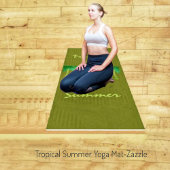 Tropischer Sommer Yogamatte