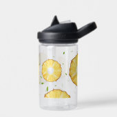 TROPISCHER SOMMERFRÜCHTE Ananas Slice trendy Patt Trinkflasche (Links)
