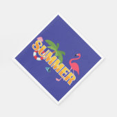 Tropischer Sommerspass Serviette (Ecke)