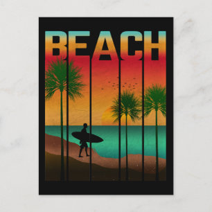 Tropischer Sommerstrand Postkarte