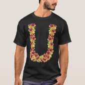 Tropischer Sommerurlaub Hawaiianische Blume Floral T-Shirt (Vorderseite)