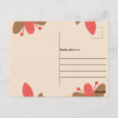 Tropischer Songbird im Paradies Postkarte (Rückseite)