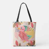 Tropischer Songbird im Paradies Tasche (Rückseite)