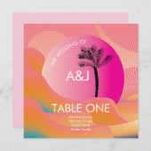 Tropischer Sonnenaufgang Fett rosa Orangefarbene H (Vorne/Hinten)