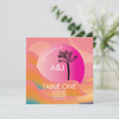 Tropischer Sonnenaufgang Fett rosa Orangefarbene H (Stehend Vorderseite)