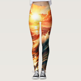 Tropischer Sonnenaufgang Leggings