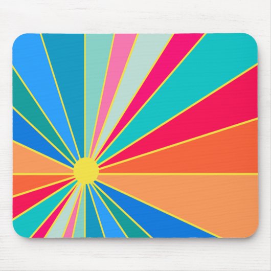 Tropischer Sonnenaufgang Mousepad (Vorne)