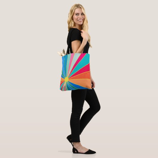 Tropischer Sonnenaufgang Tasche (Am Model)
