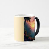 Tropischer Sonnenaufgang Verwandlungstasse (VorderseiteRechts)