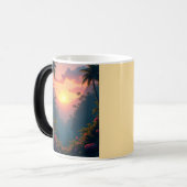 Tropischer Sonnenaufgang Verwandlungstasse (Vorderseite Links)