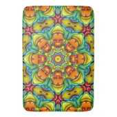 Tropischer Sonnendurchbruch-Vintages Badematte (Vorderseite Vertikal)