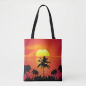 TROPISCHER SONNENSATZ Schulter Tasche (Vorderseite)