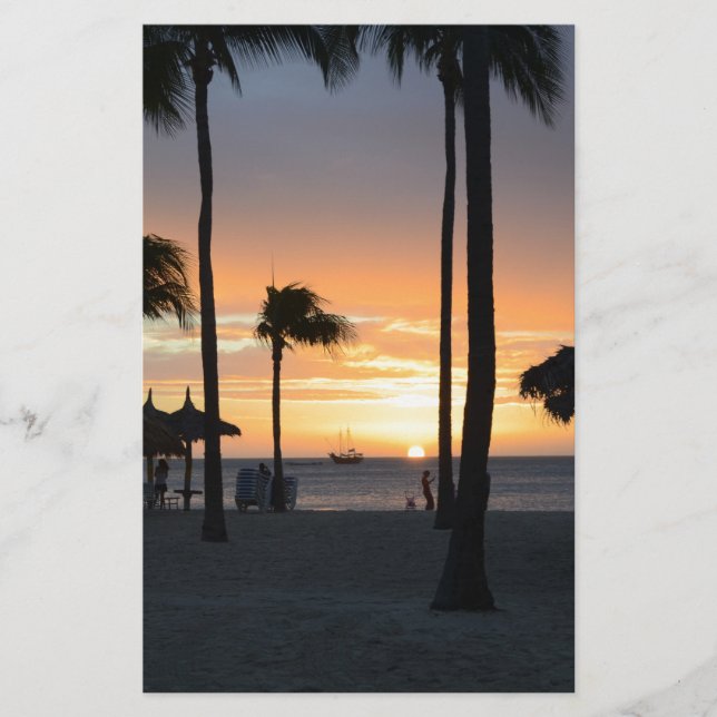 Tropischer Sonnenuntergang (Vorderseite)